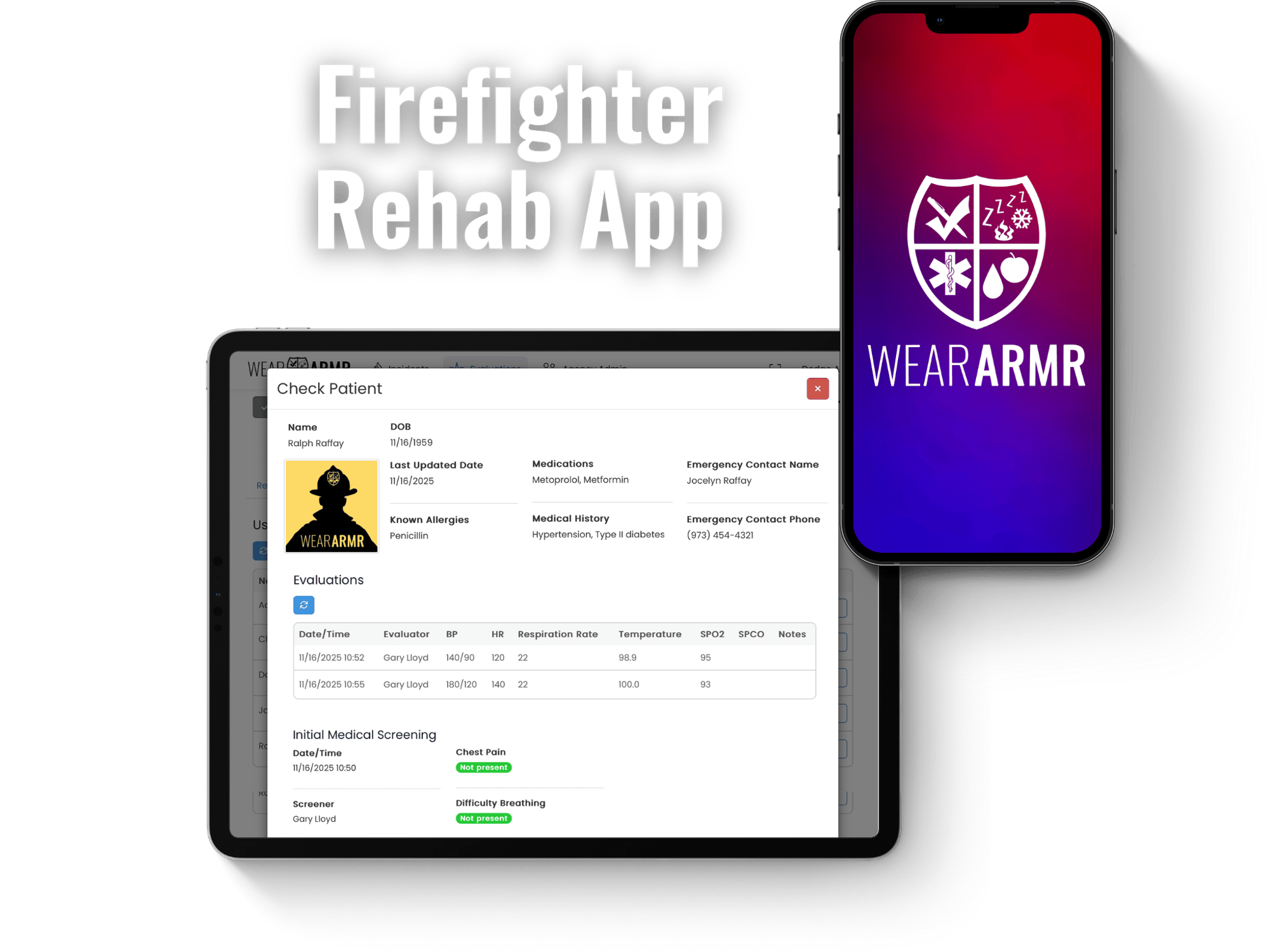 WearARMR App Phone & Tablet