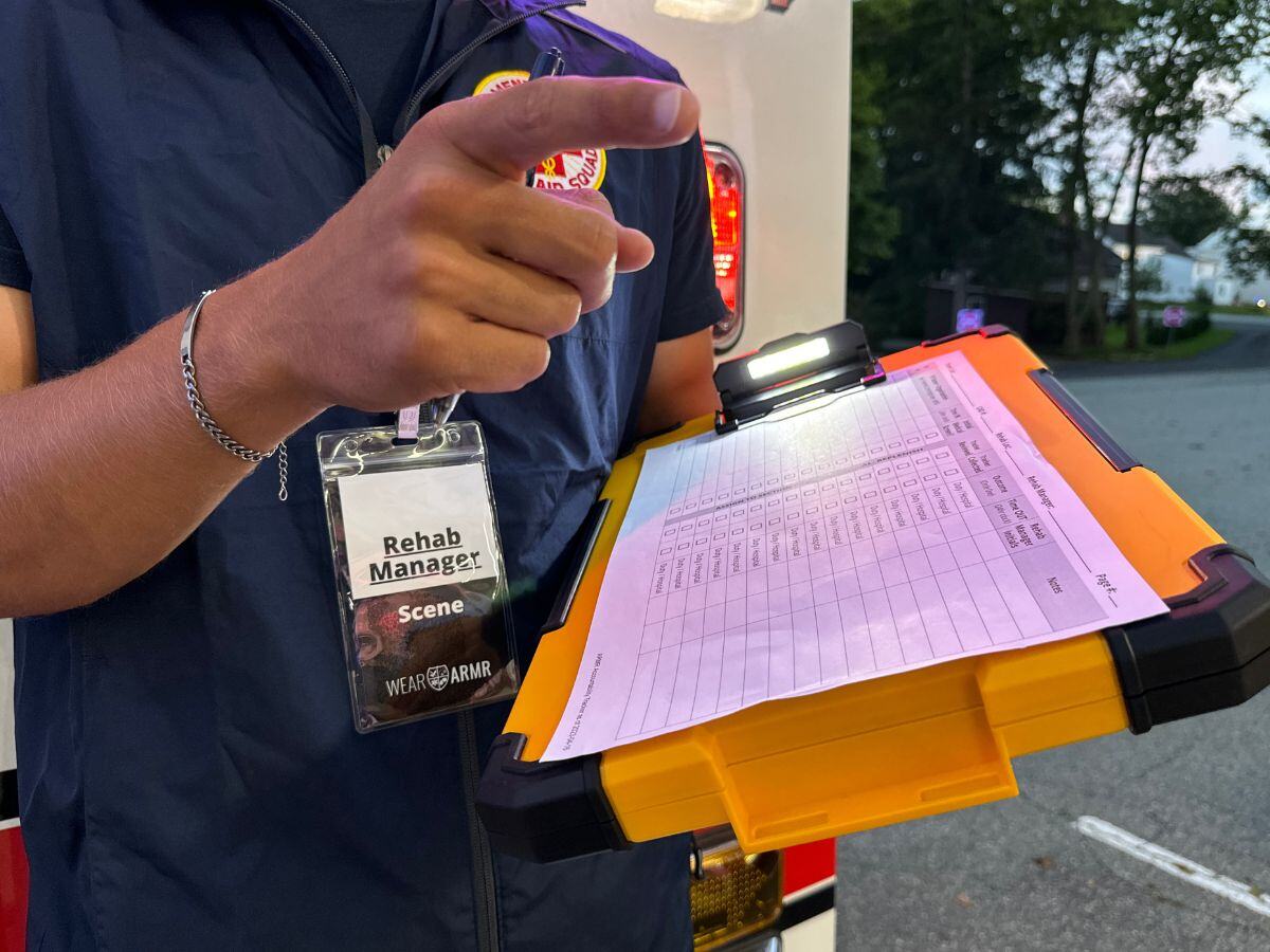 Rehab Manager Clipboard in Action Rehab Manager Clipboard in Action